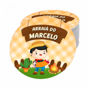 Adesivos Festas Tematicas Papel Couchê     