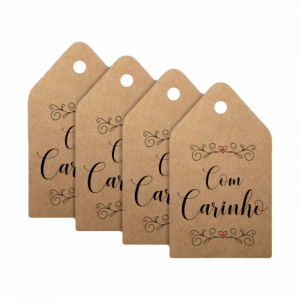 Tags para Persentes Couchê 250g     